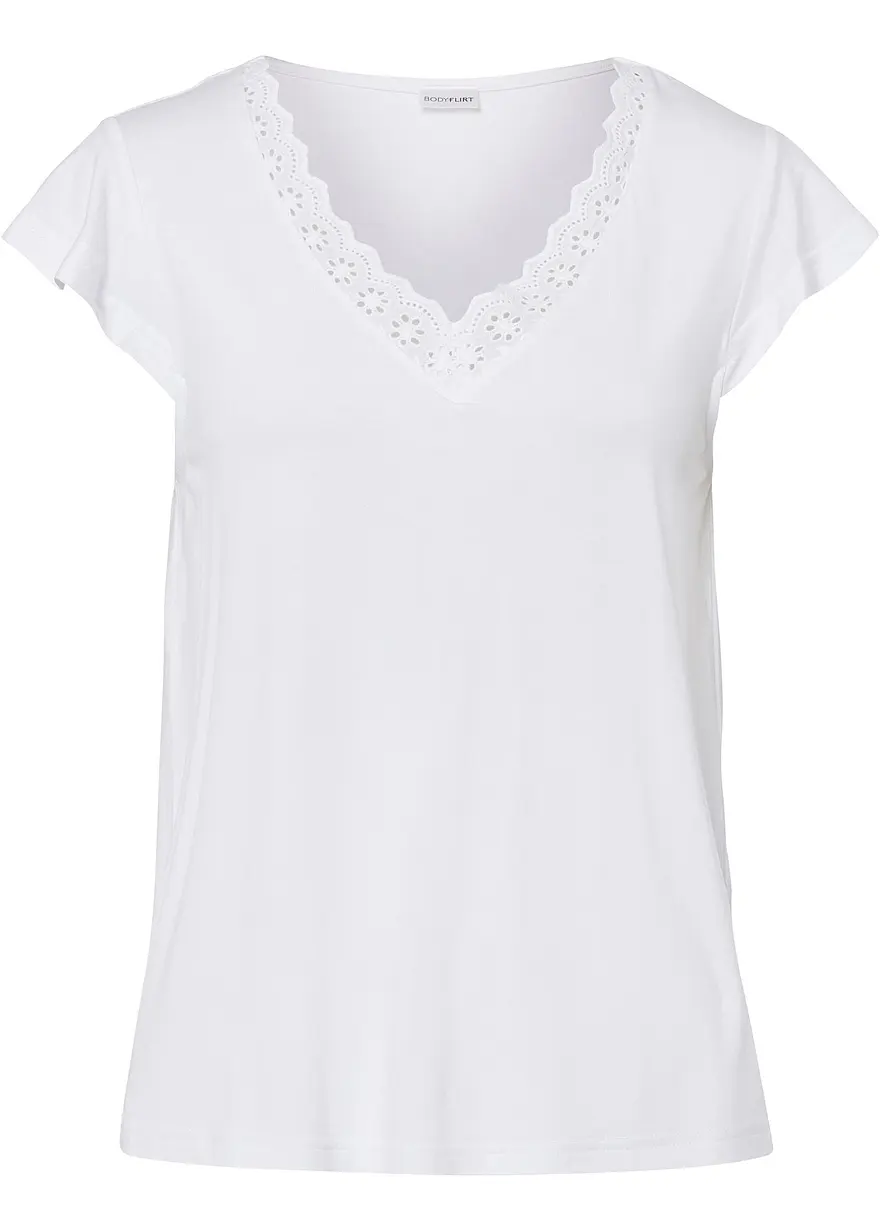 Shirt mit Spitze