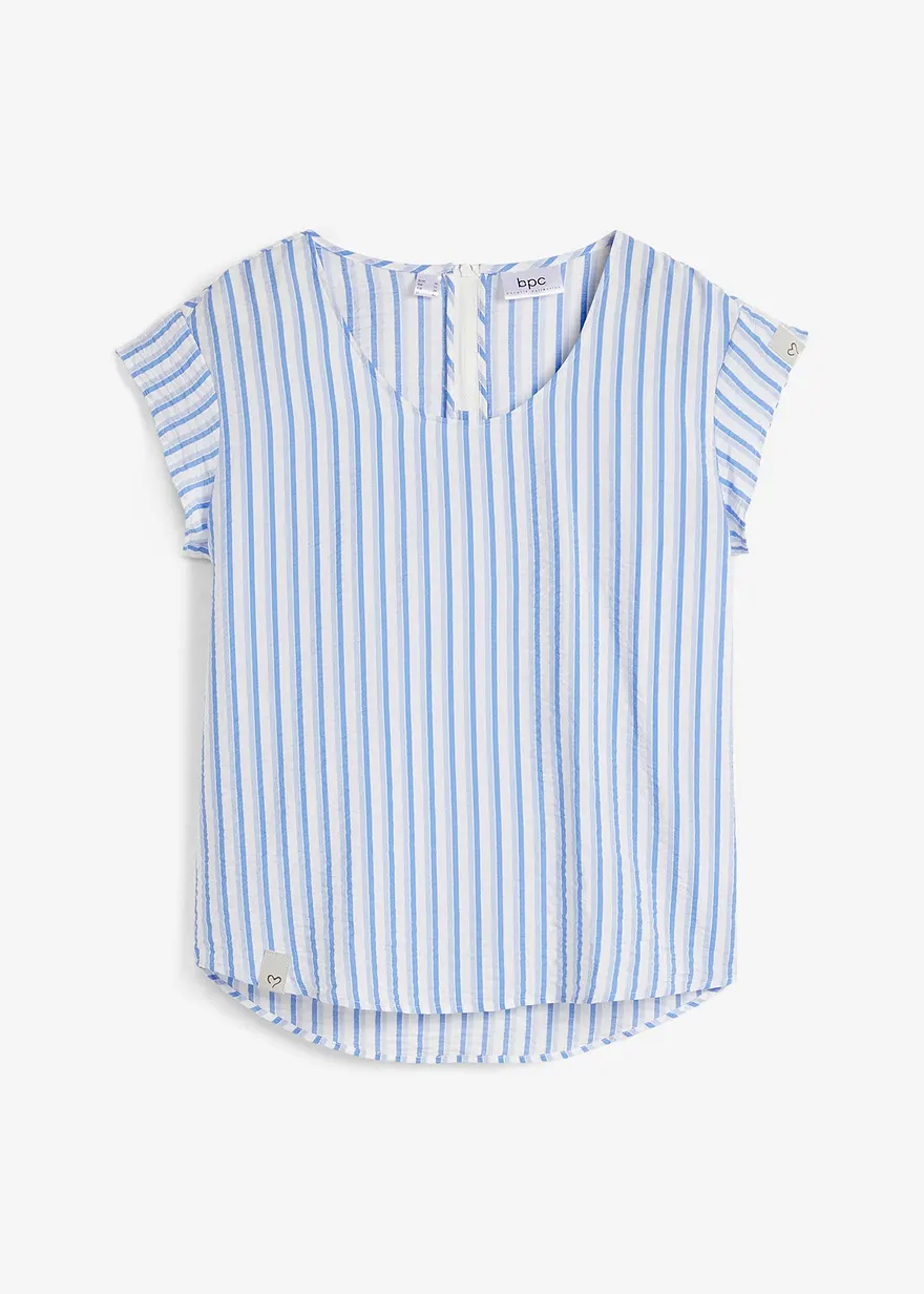 Bedrucktes Blusenshirt, kurzarm