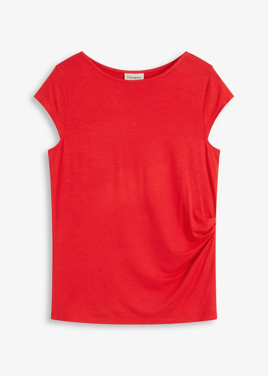 Shirt aus fließender Viskose
