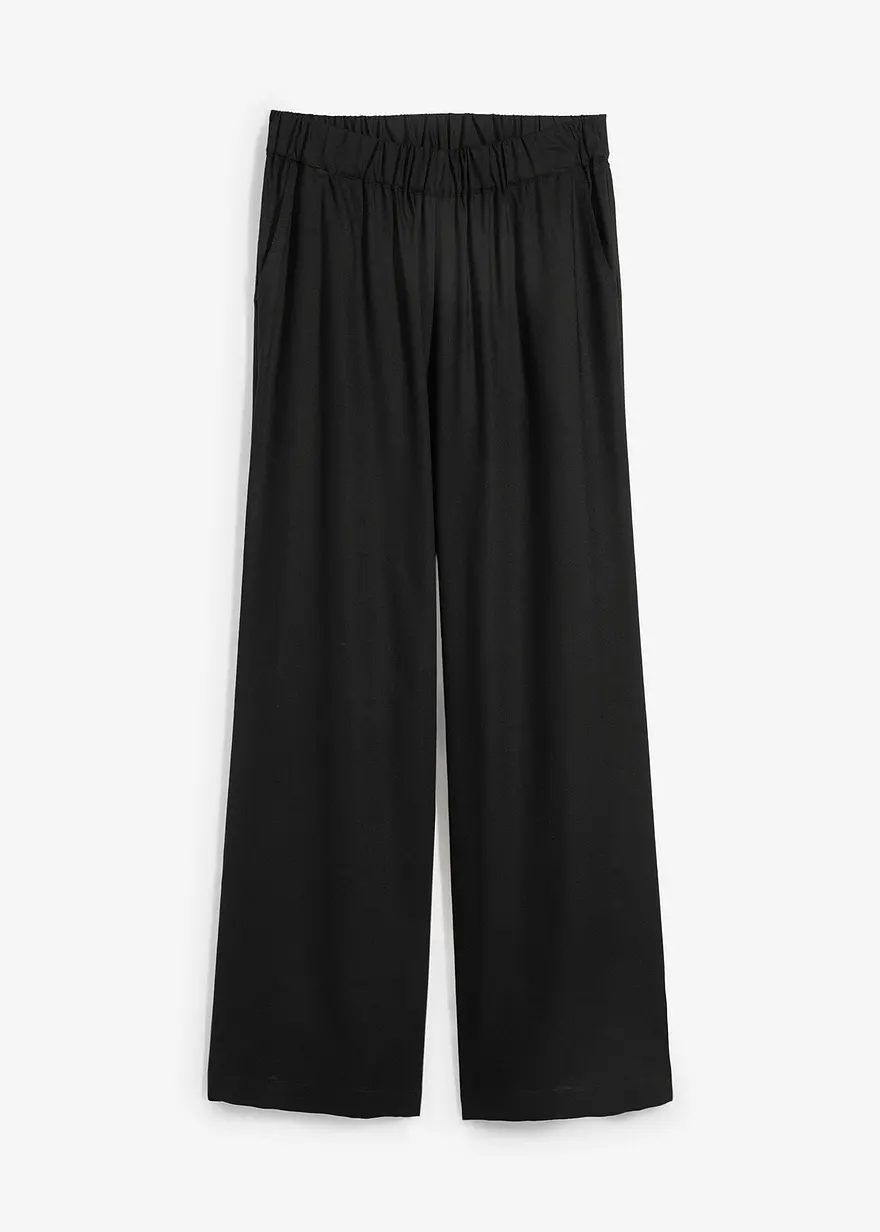 Weite Palazzo-Hose mit Bequembund