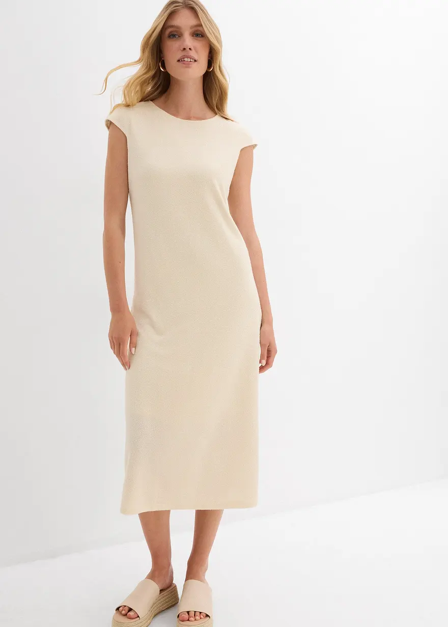 Midikleid in Strickoptik