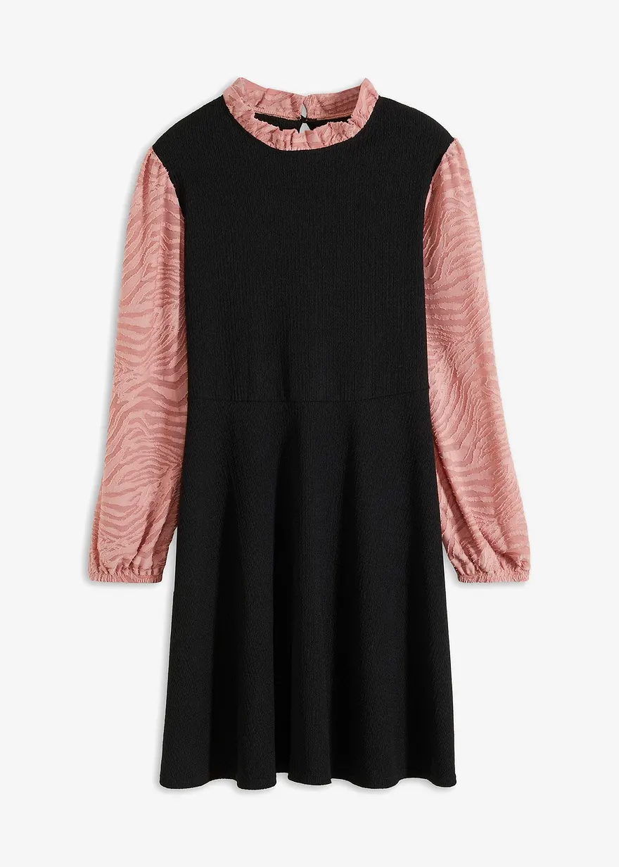 Kleid mit Ballonärmeln