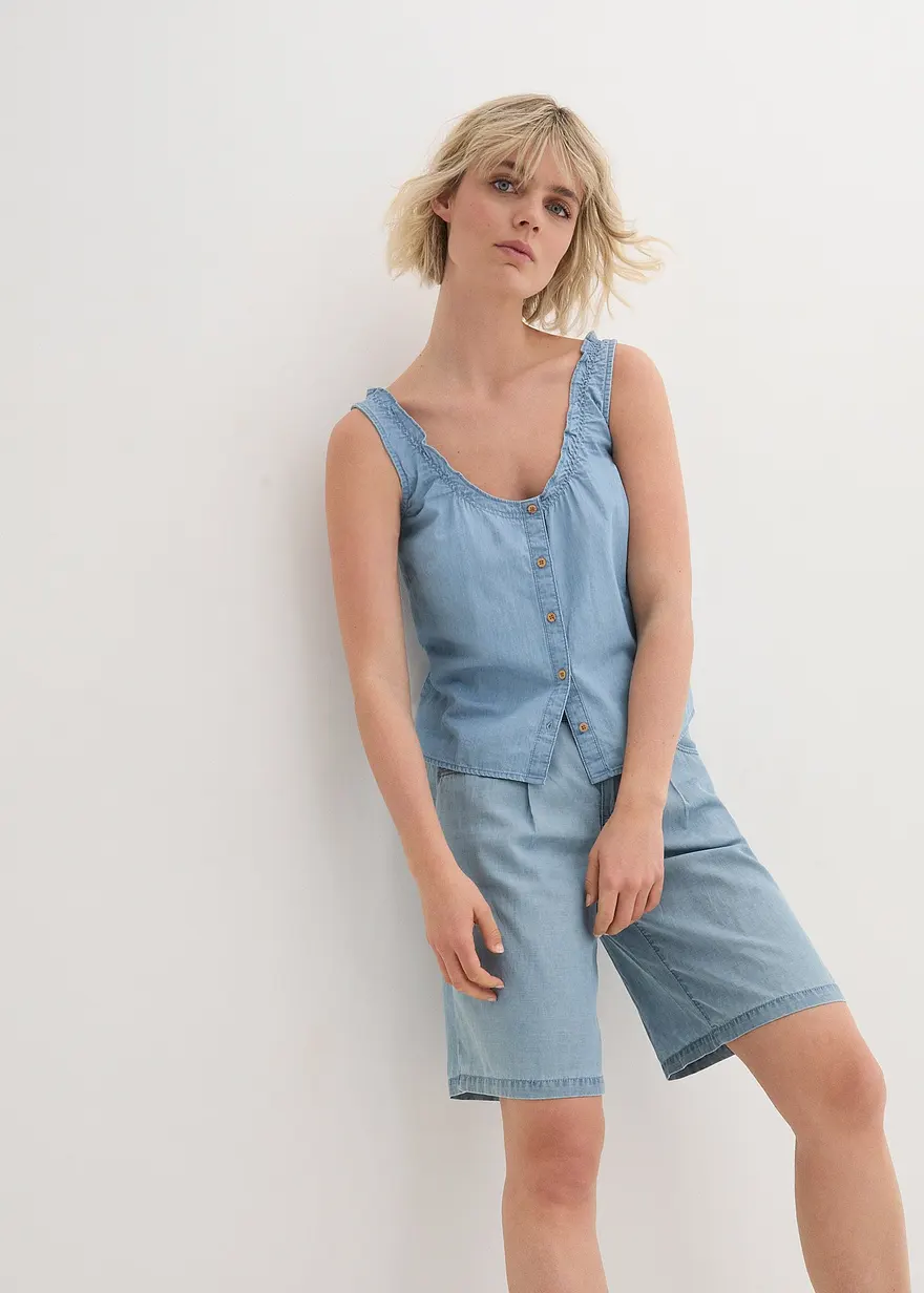 Jeans-Blusentop