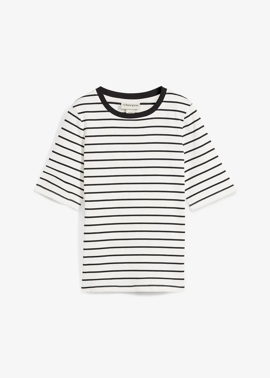 T-Shirt aus reiner schwerer Bio-Baumwolle