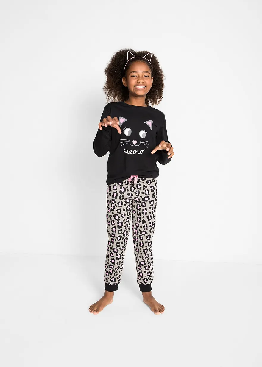 Pyjama aus reiner Baumwolle (2-tlg. Set)