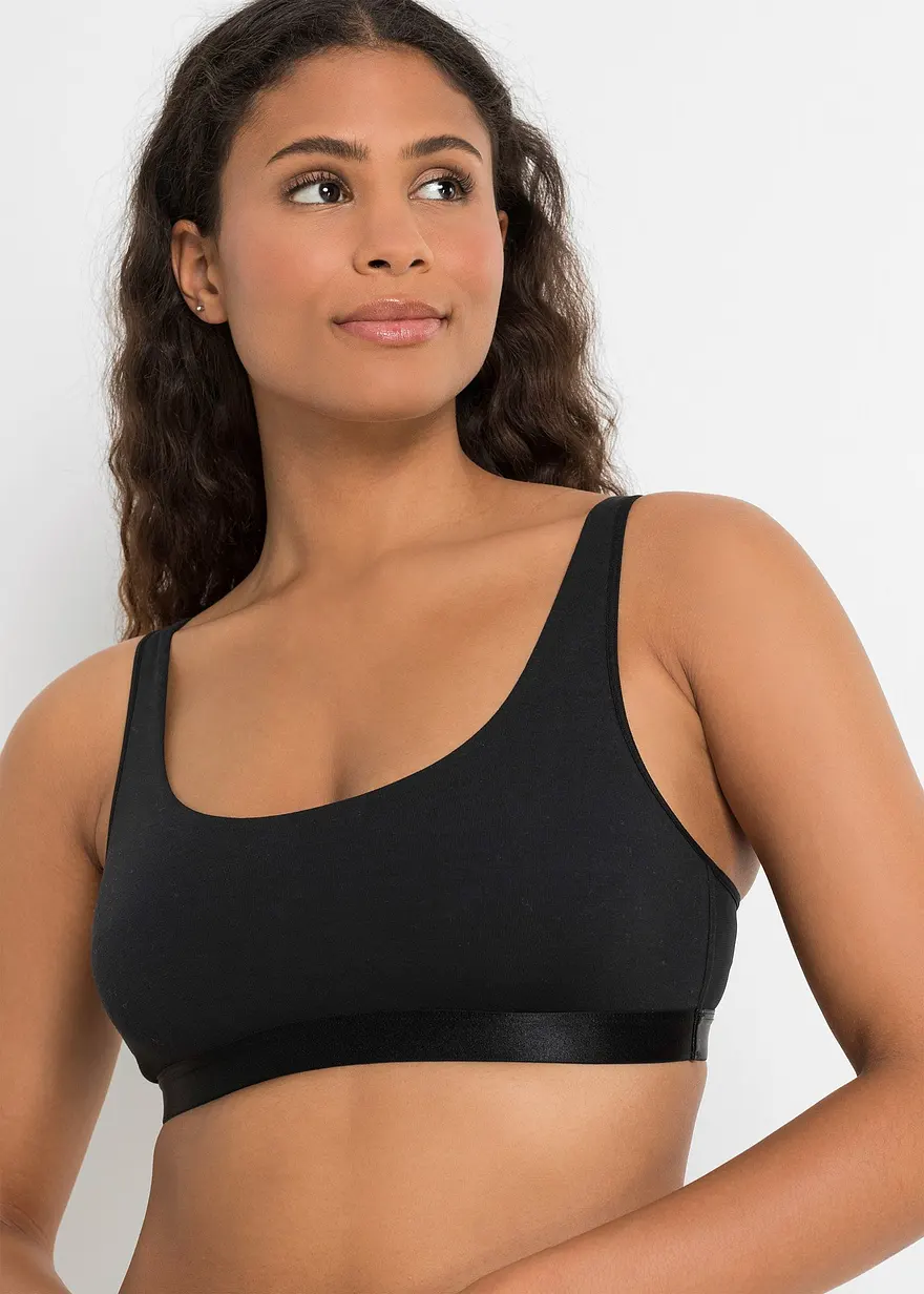 Bustier mit Bio-Baumwolle (2er Pack)