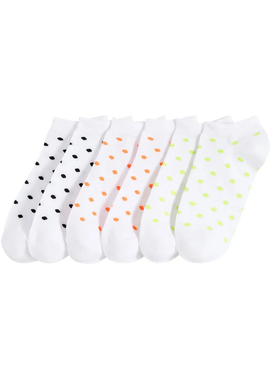 Kurzsocken mit Bio-Baumwolle (6er Pack)