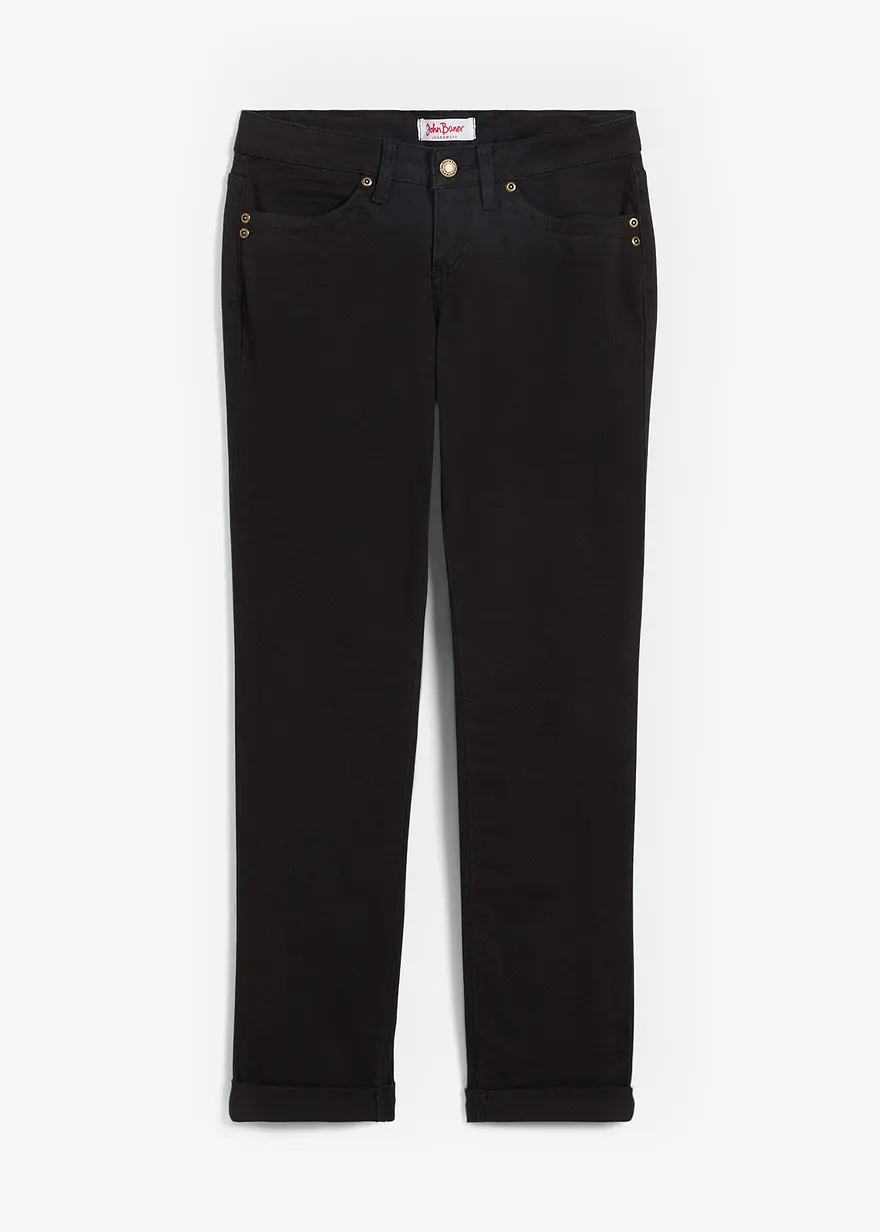 Straight Jeans Mid Waist, Stretch