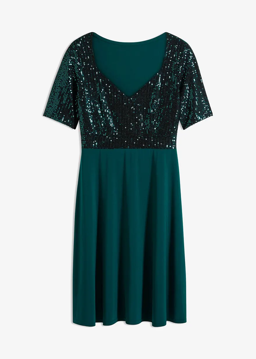 Minikleid mit Pailletten