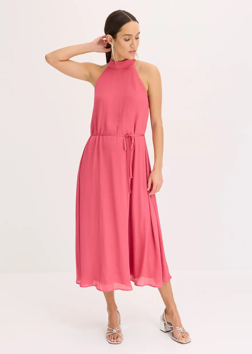 Neckholder-Midikleid