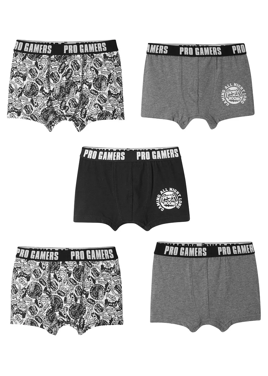 Boxershorts mit weicher Baumwolle (5er-Pack)