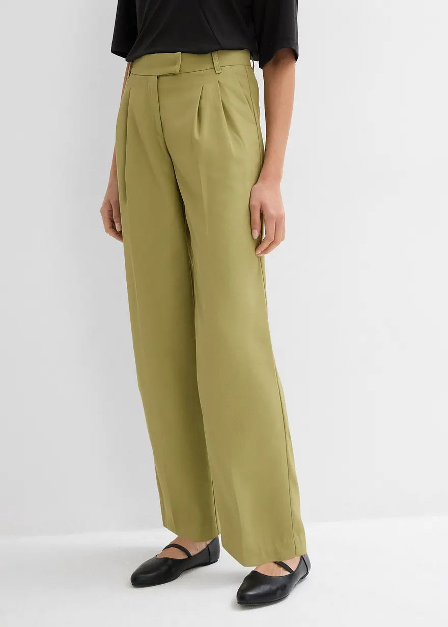 Weite Bundfaltenhose