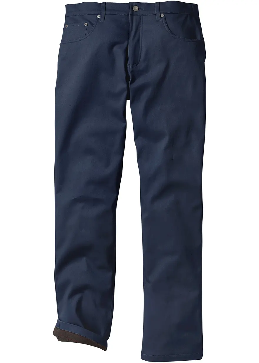 Regular Fit Stretch-Thermohose, Straight