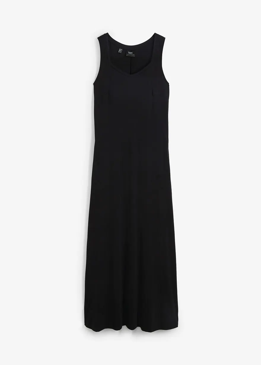 Maxikleid aus Baumwoll- Viskose Mischung