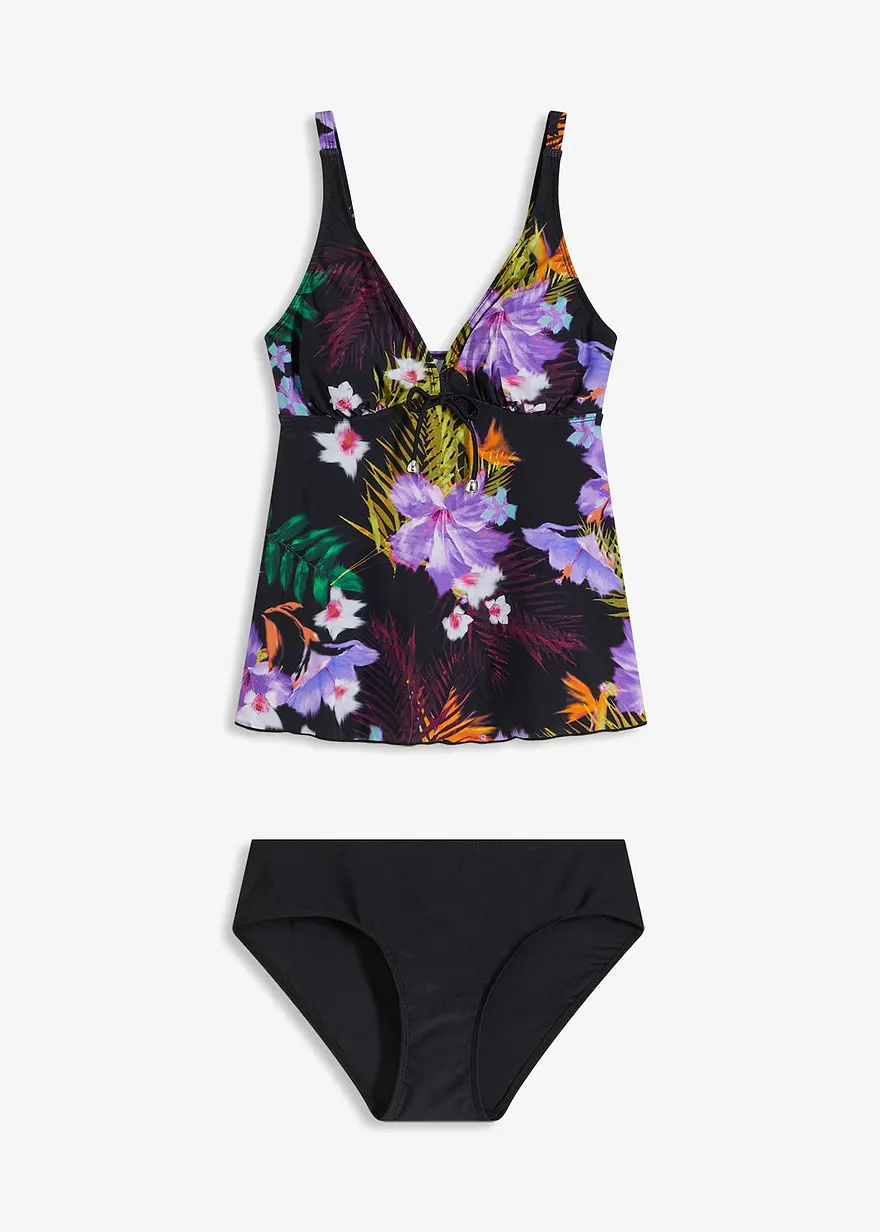 Tankini (2-tlg.Set) mit V-Ausschnitt