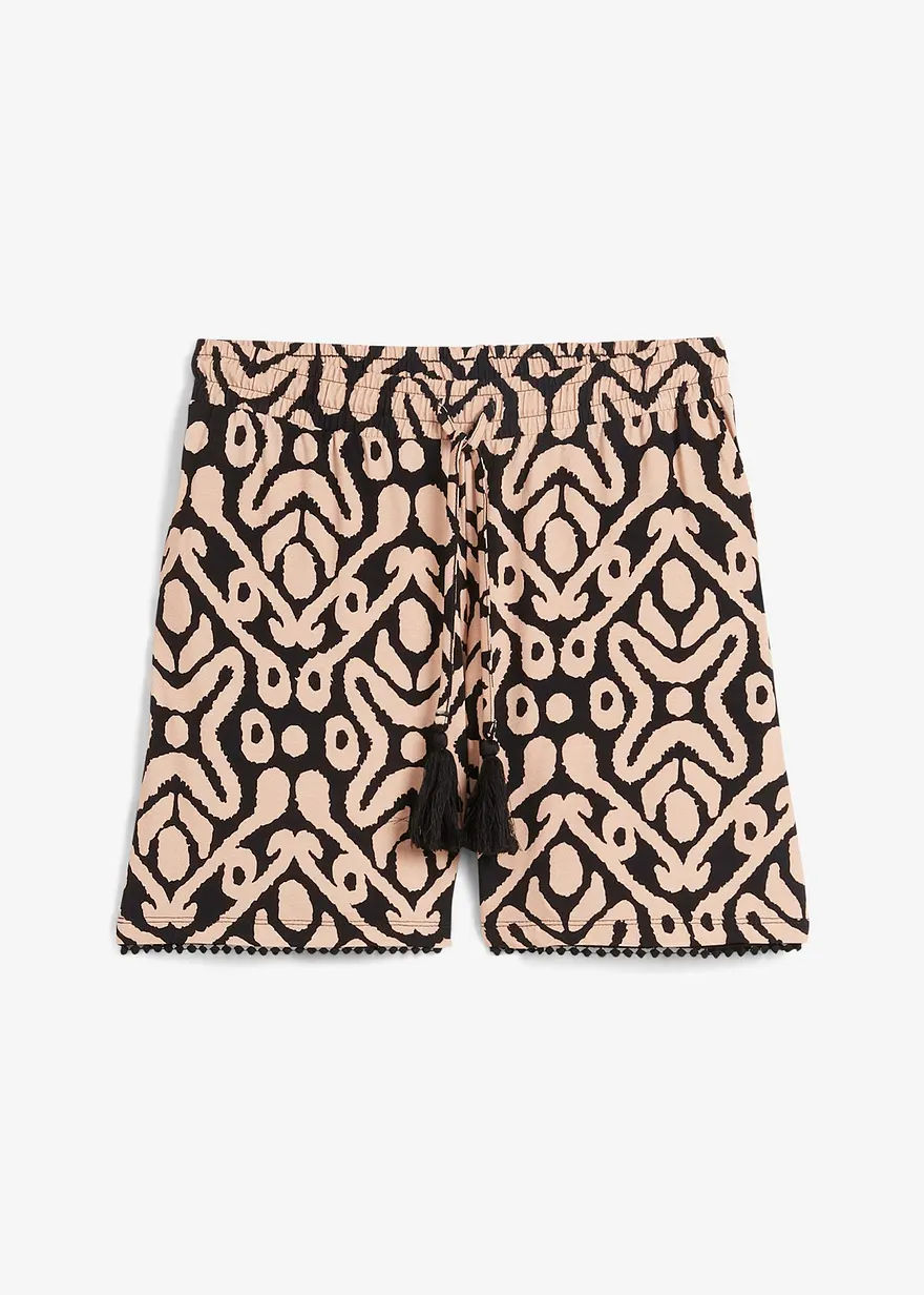 Jersey-Shorts aus softem Viskose-Mix