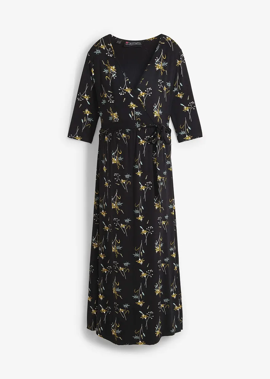 2-in-1 Umstands- und Stillkleid in Midi-Länge