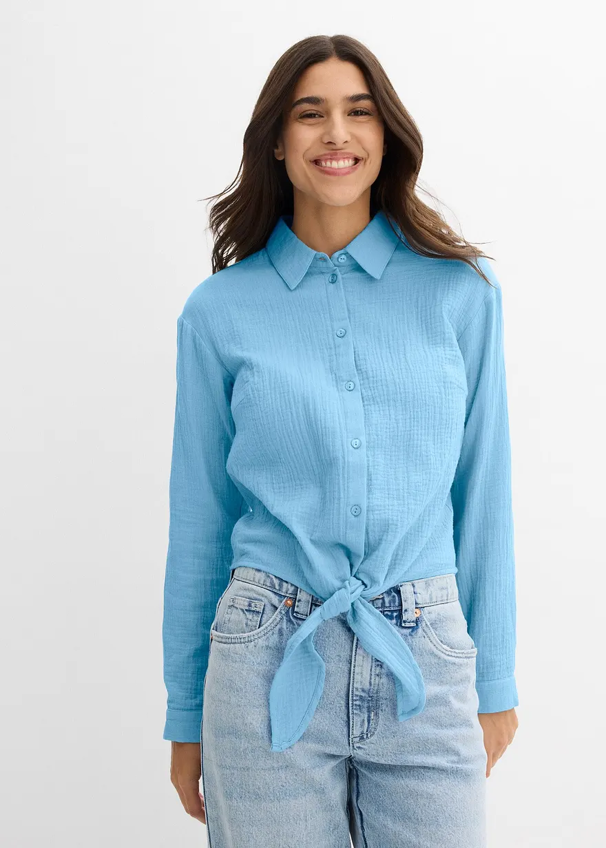 Bluse aus Musselin