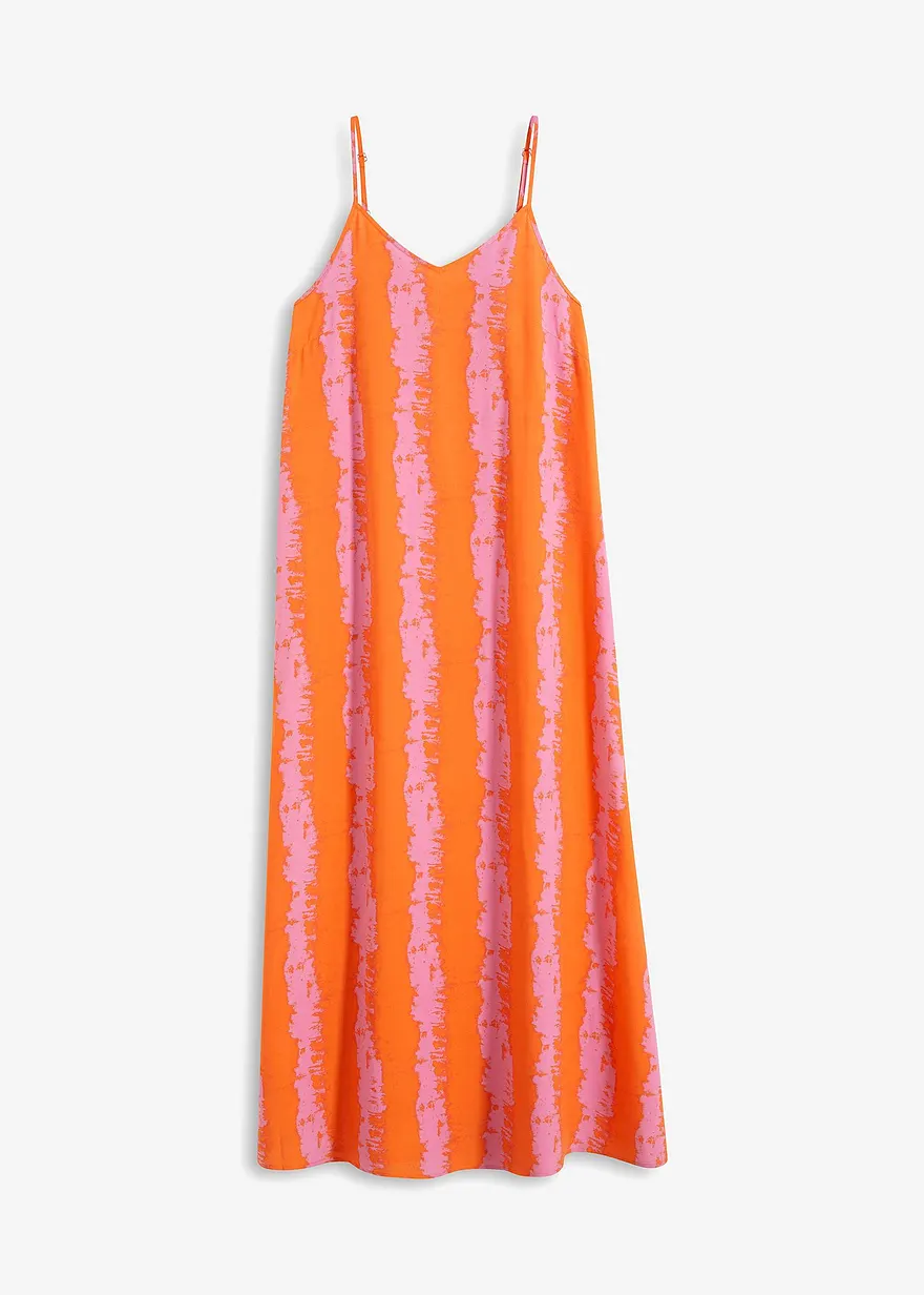 Trägerkleid aus fließender Viskose