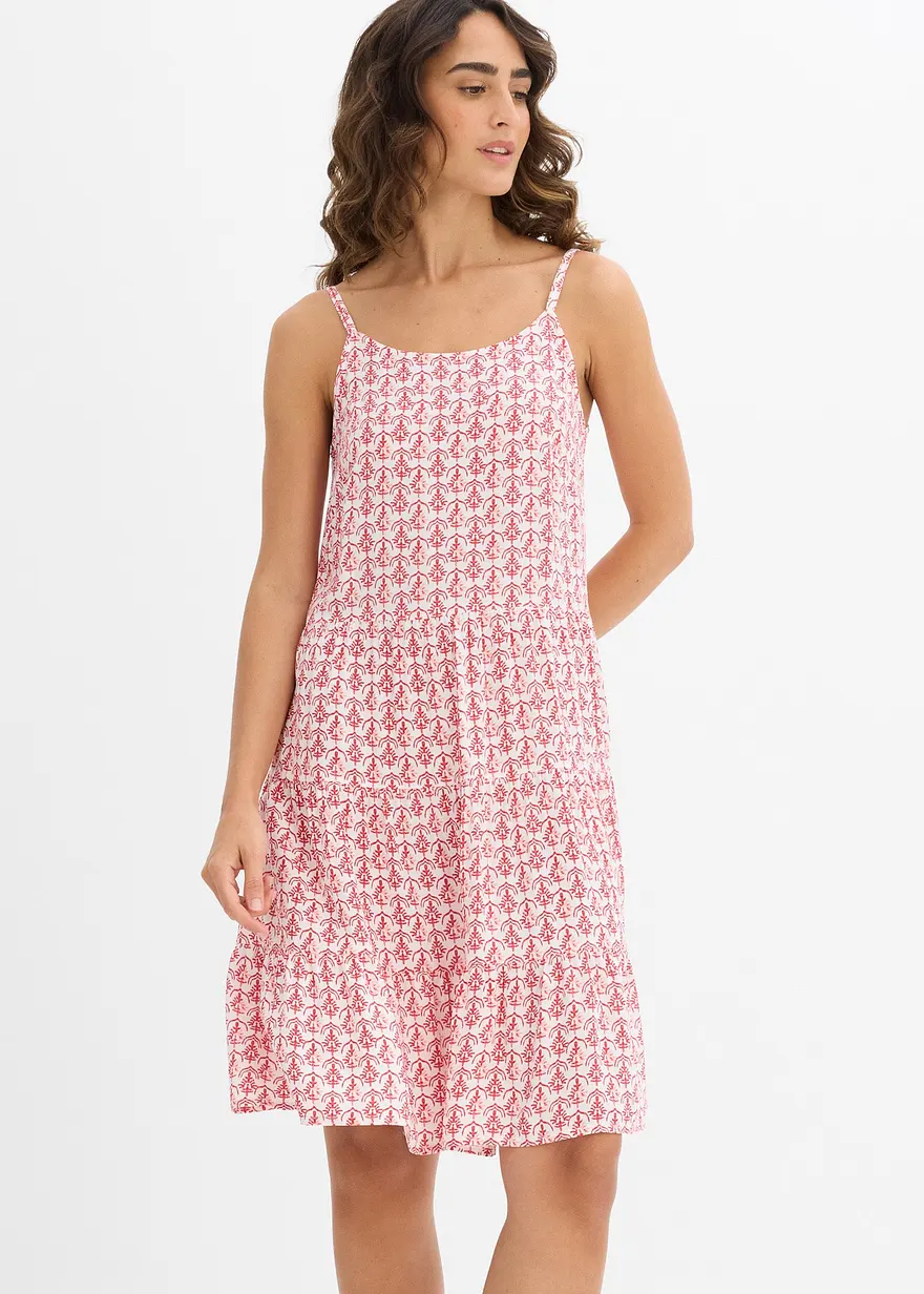 Trägerkleid aus fließender Viskose