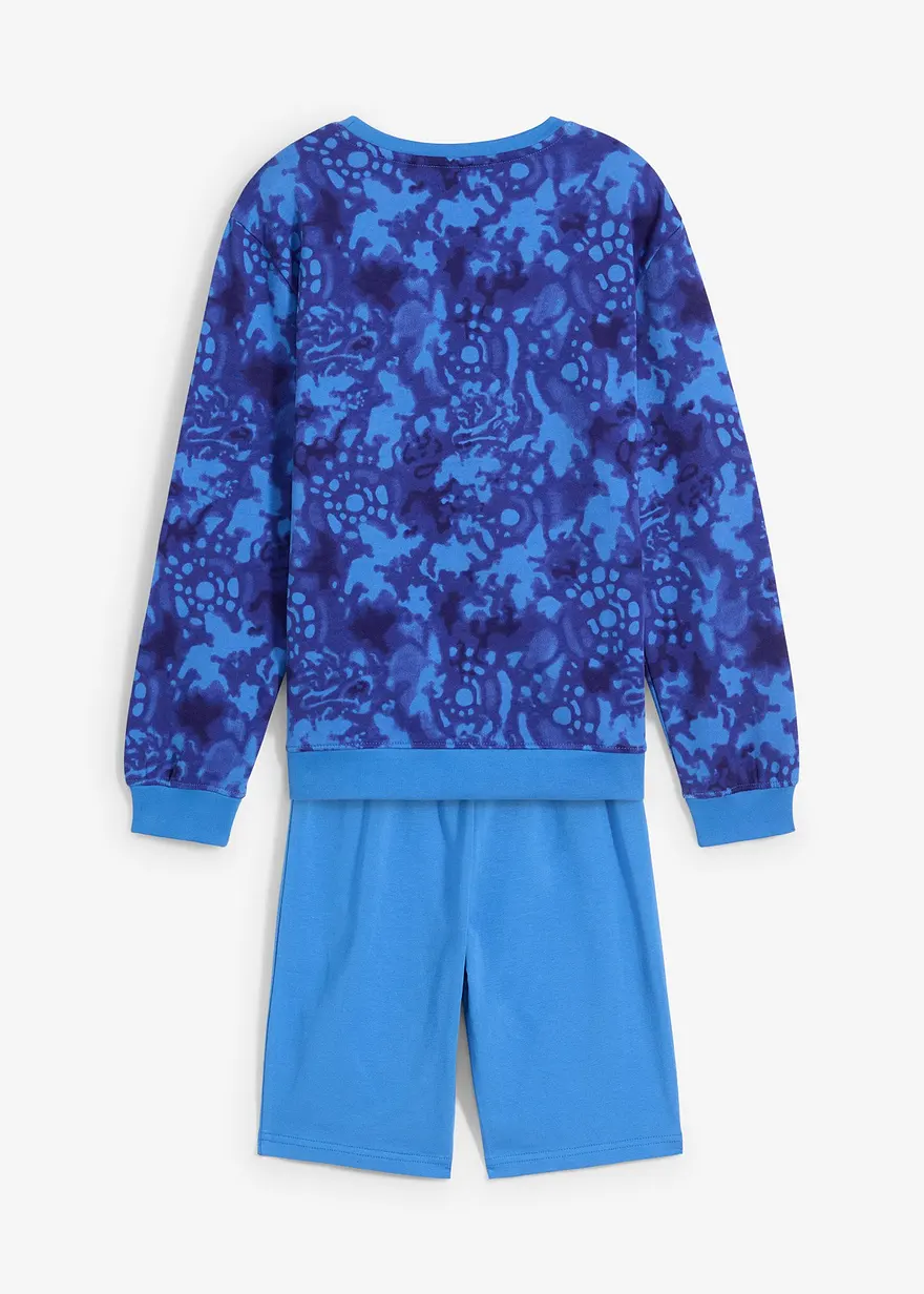 Sweatshirt und Radlerhose (2-tlg.Set)