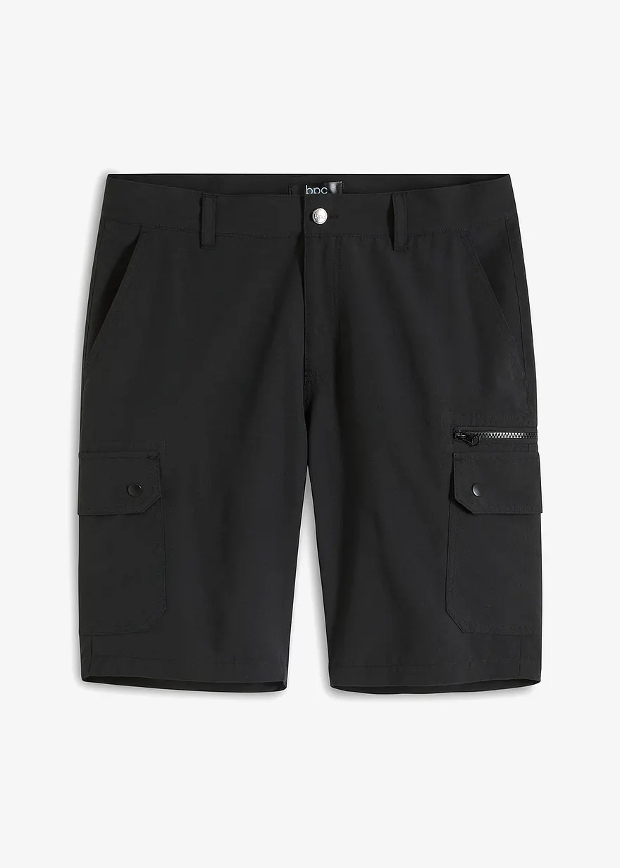 Mikrofaser Cargo-Bermuda, Regular Fit