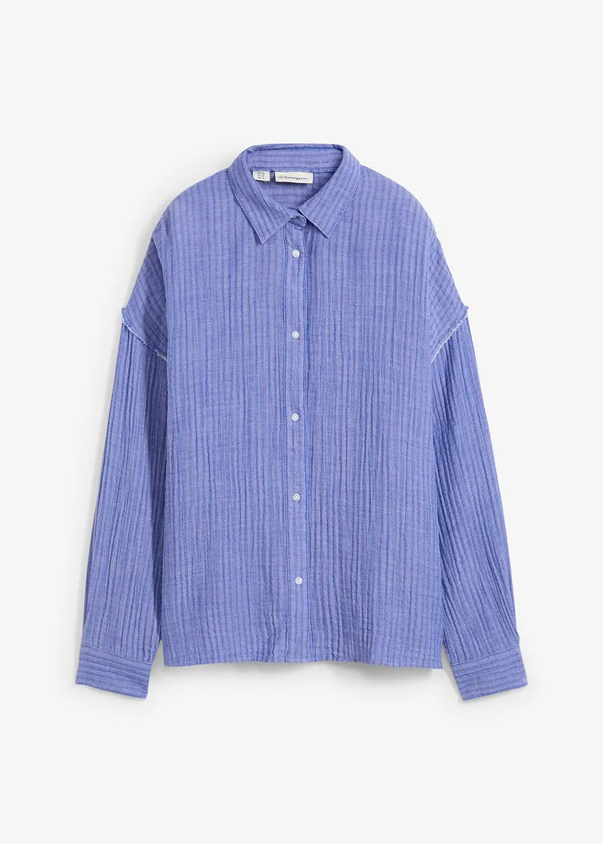 Musselin-Hemdbluse