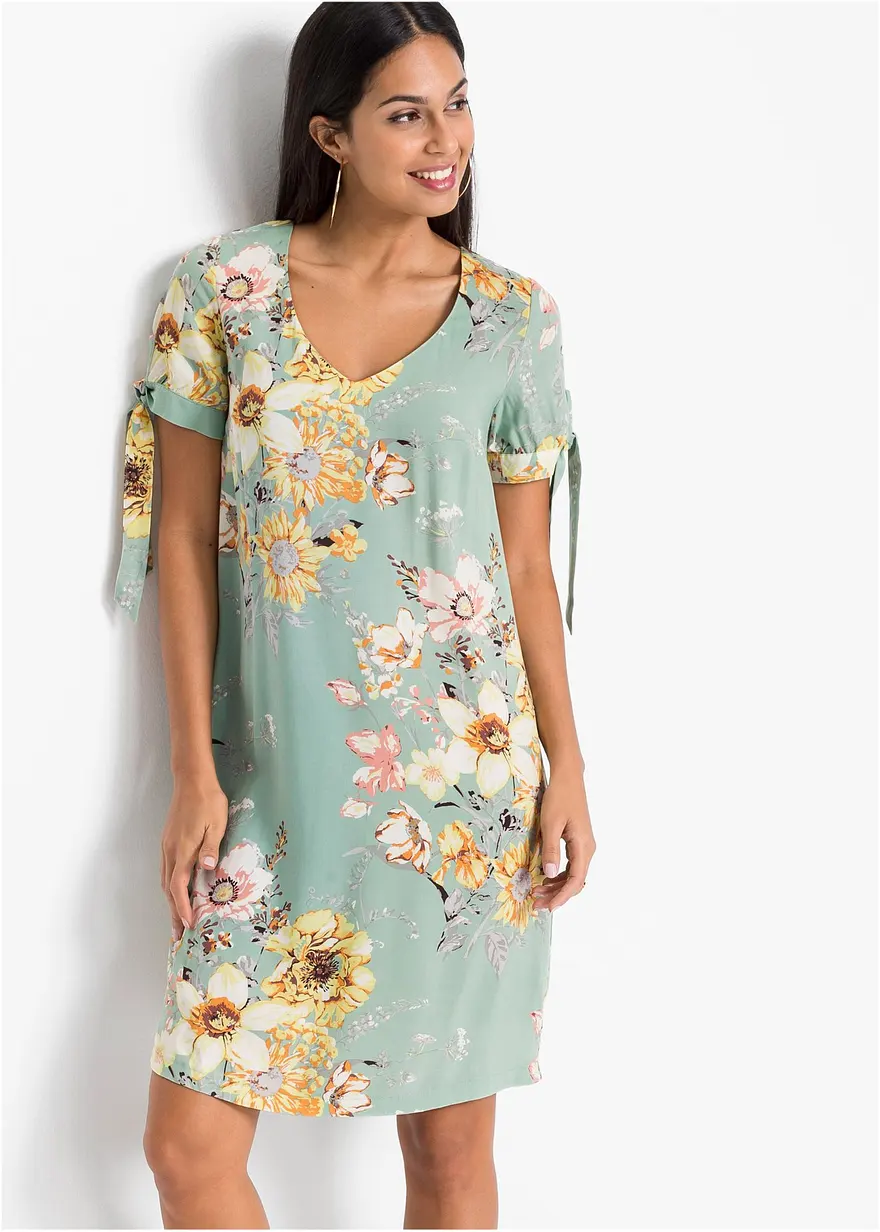 Kleid aus fließender Viskose