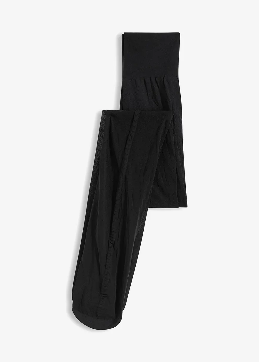 Strumpfhose mit Komfortbündchen mit Herzchen hinten mit recyceltem Polyamid 30den