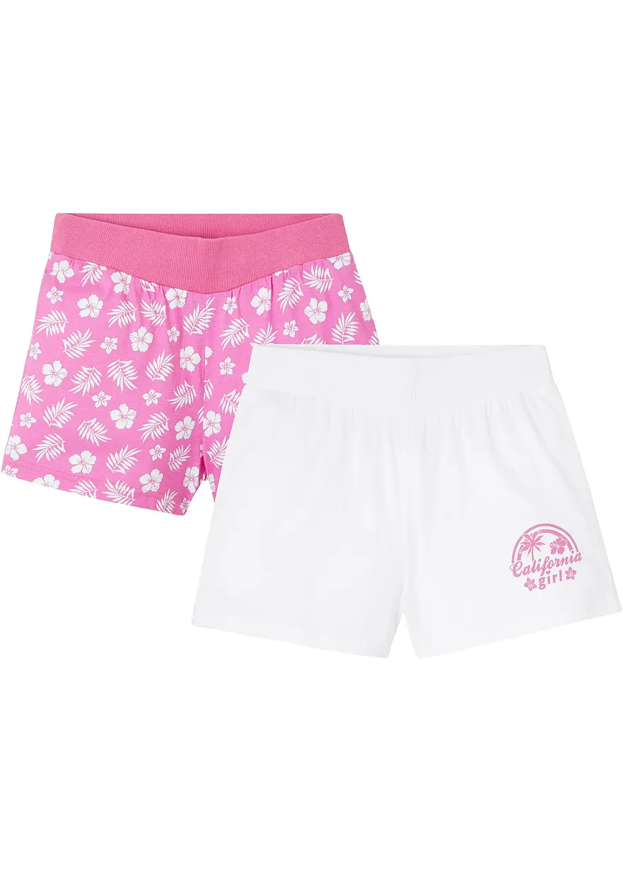 Bequeme Shorts im Set mit Print