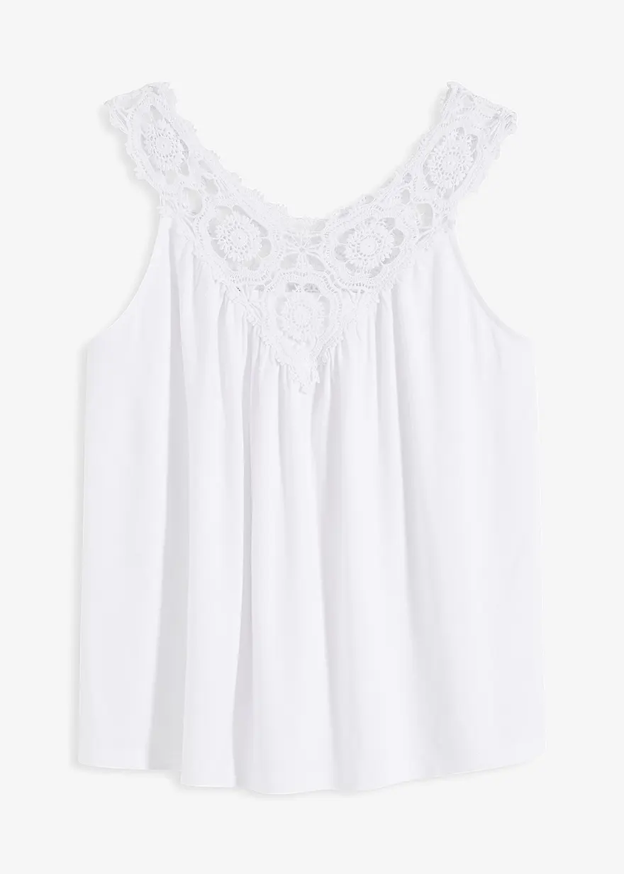 Top mit Spitze
