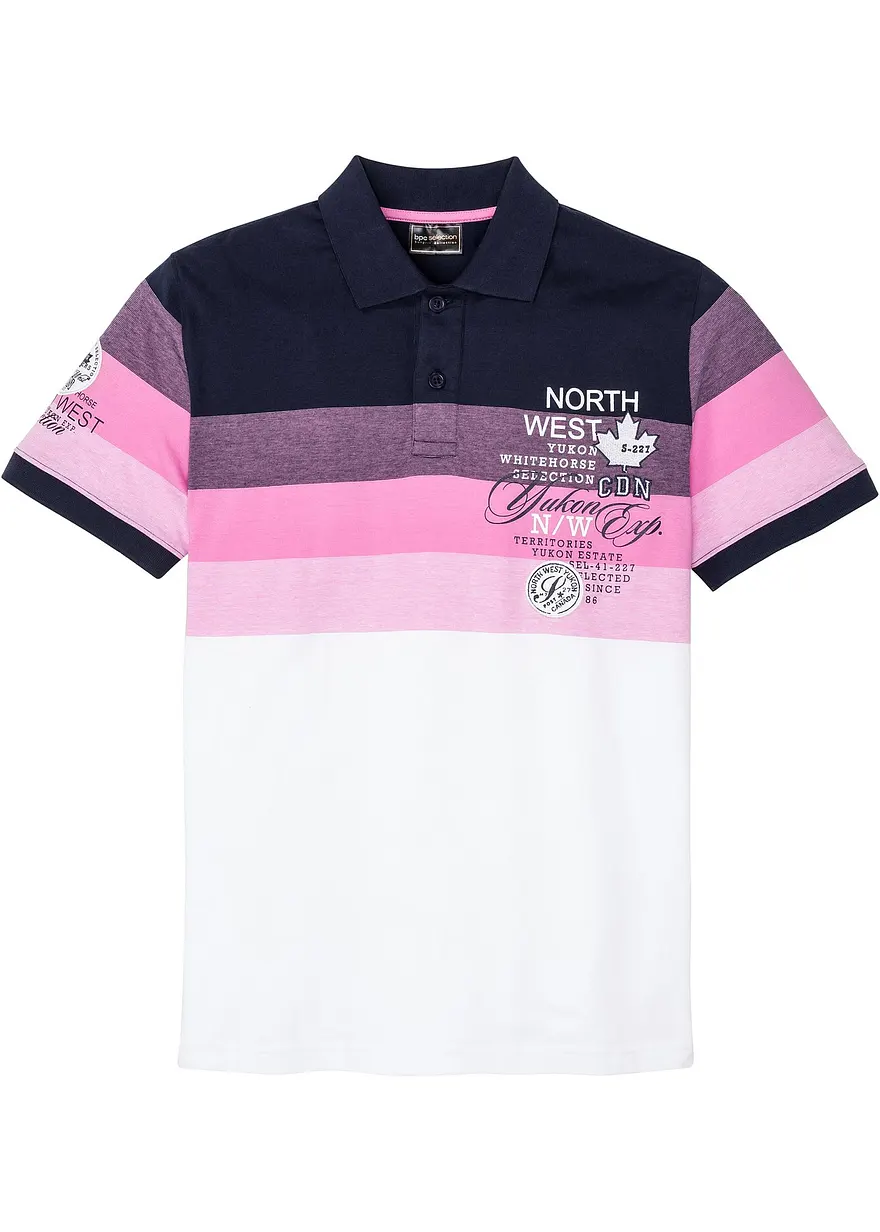 Jersey Poloshirt, Kurzarm aus reiner Bio-Baumwolle