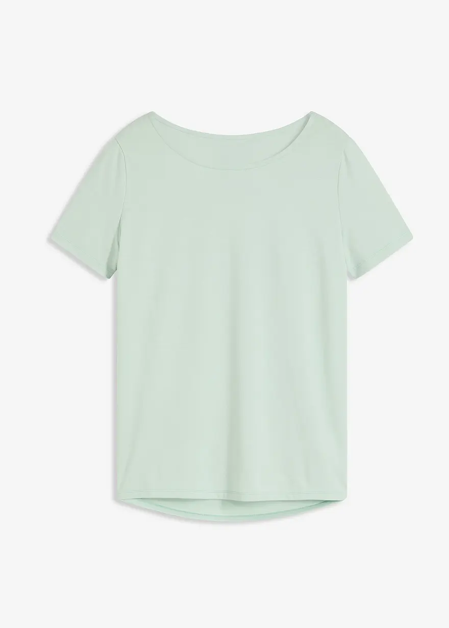 Sport-Longshirt mit Rückenausschnitt