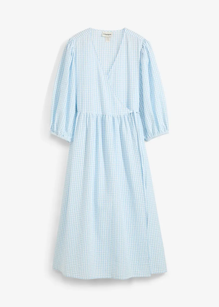 Wickelkleid aus Strukturmaterial