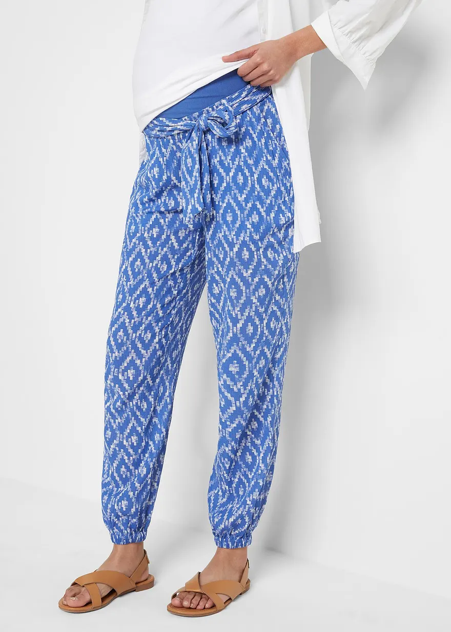 Leichte Umstandshose aus Viskose, Loose Fit