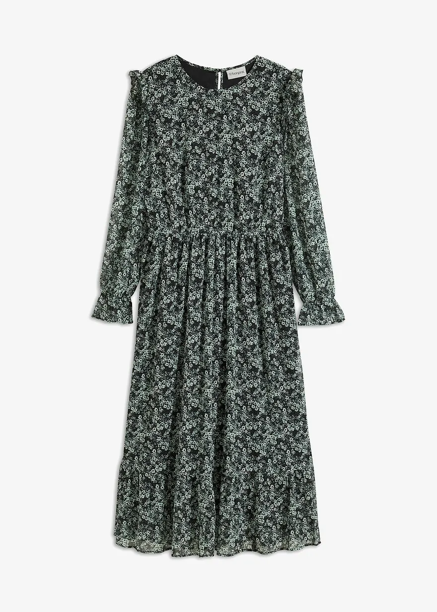 bedrucktes Midikleid