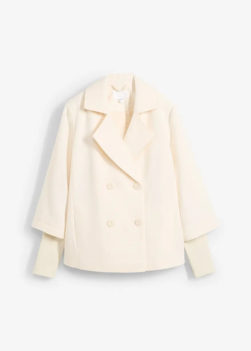 Cabanjacke mit Strickärmeln