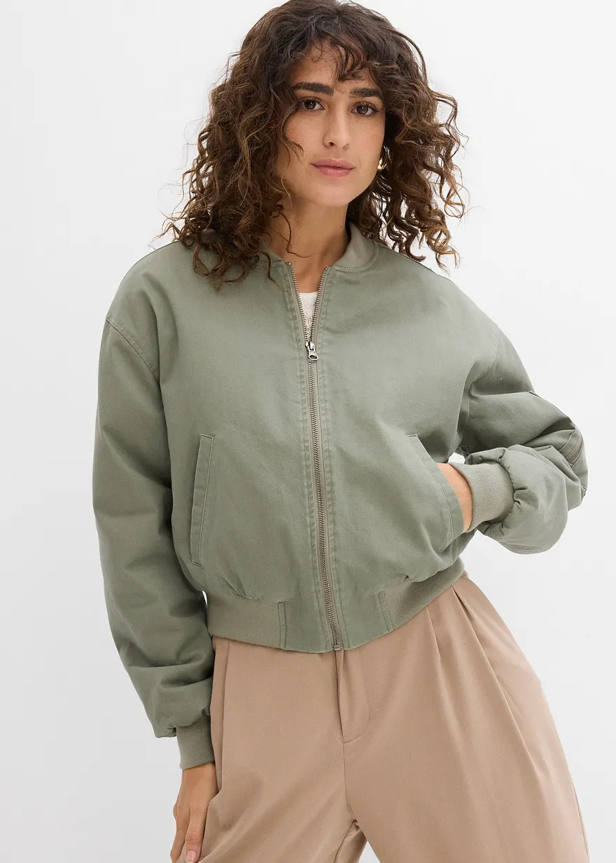 Gefütterte Pilotenjacke