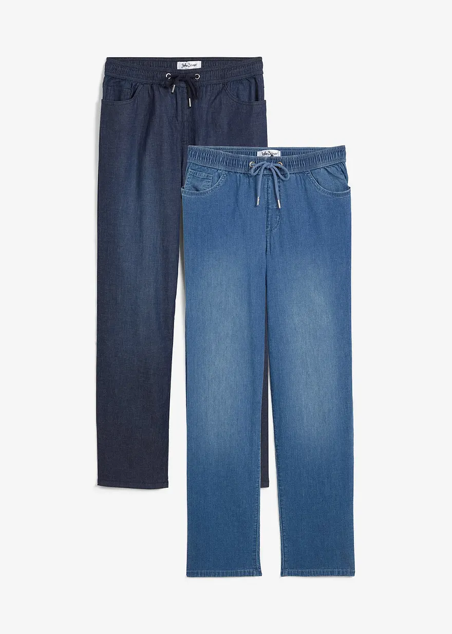 Schlupfjeans, Straight