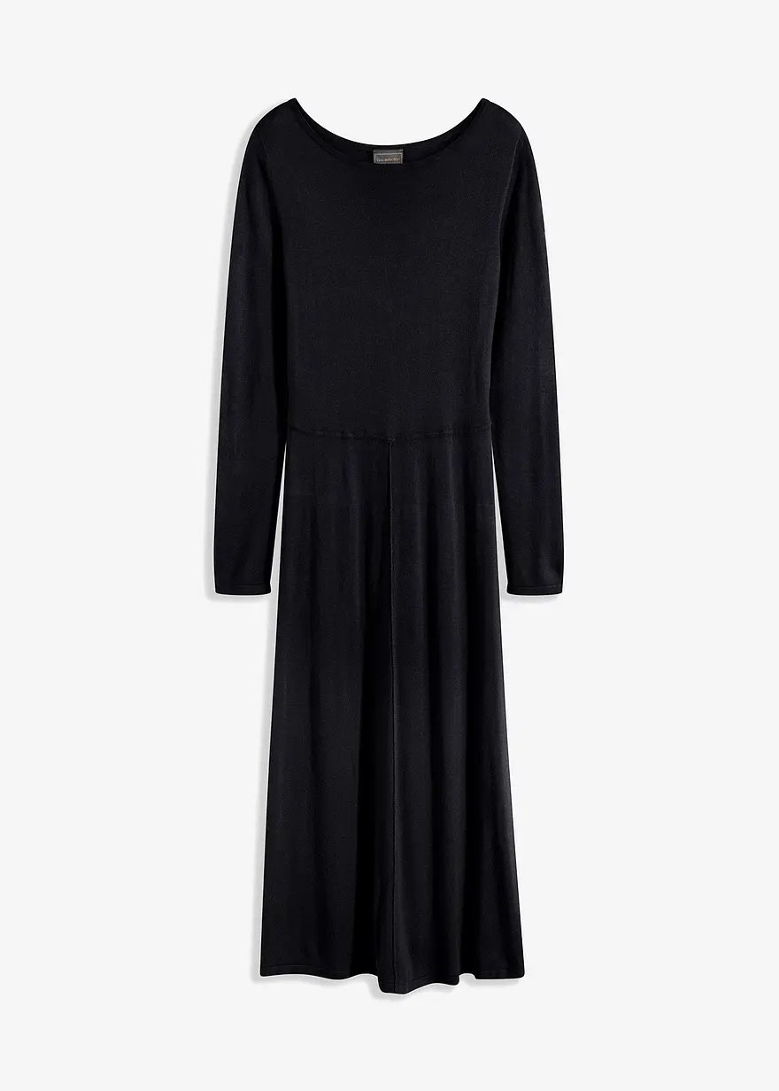 Maxi-Strickkleid aus Viskose-Mix