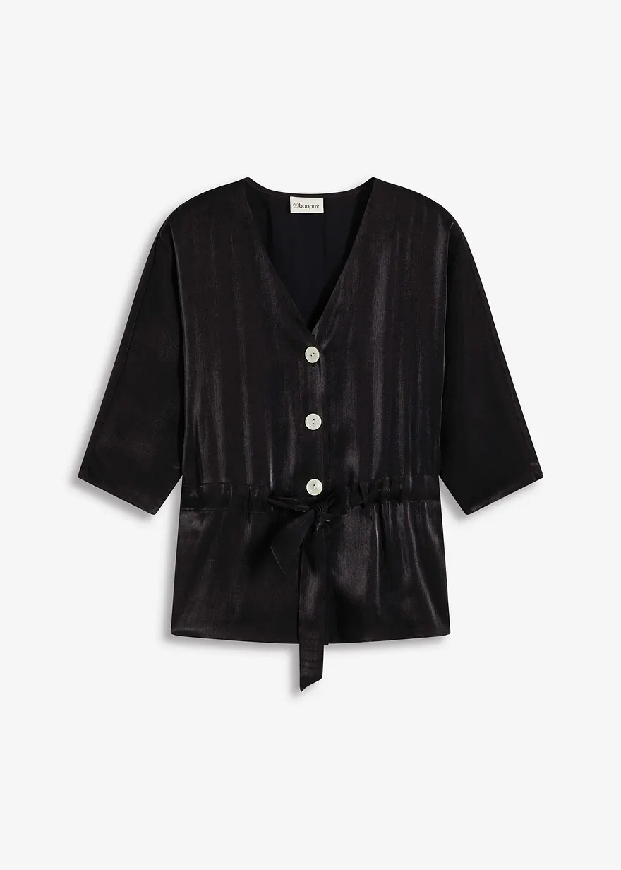 Bluse mit Bindeband