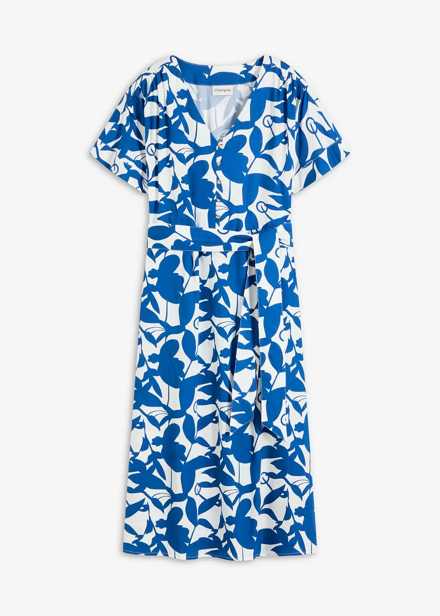 Hemdblusenkleid mit schwingendem Rockteil