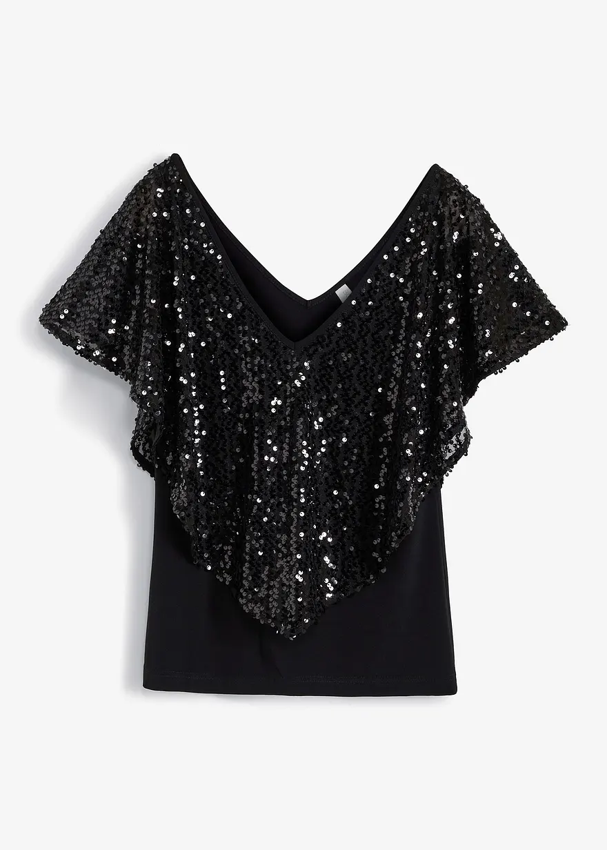 Pailletten-Shirt