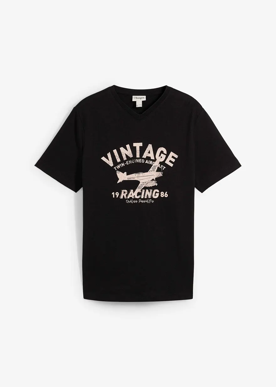 T-Shirt aus Flammgarn