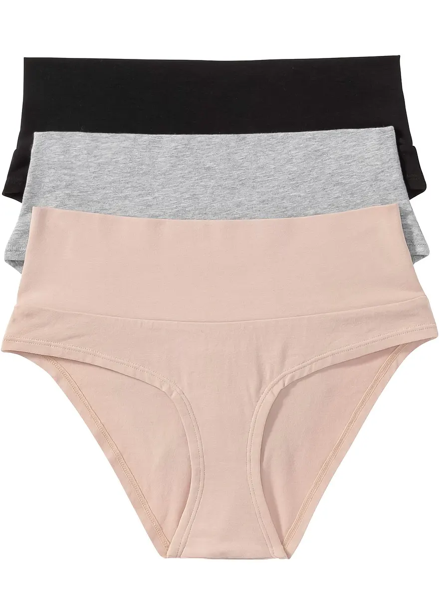Umstandspanty mit Bio-Baumwolle (3er Pack)