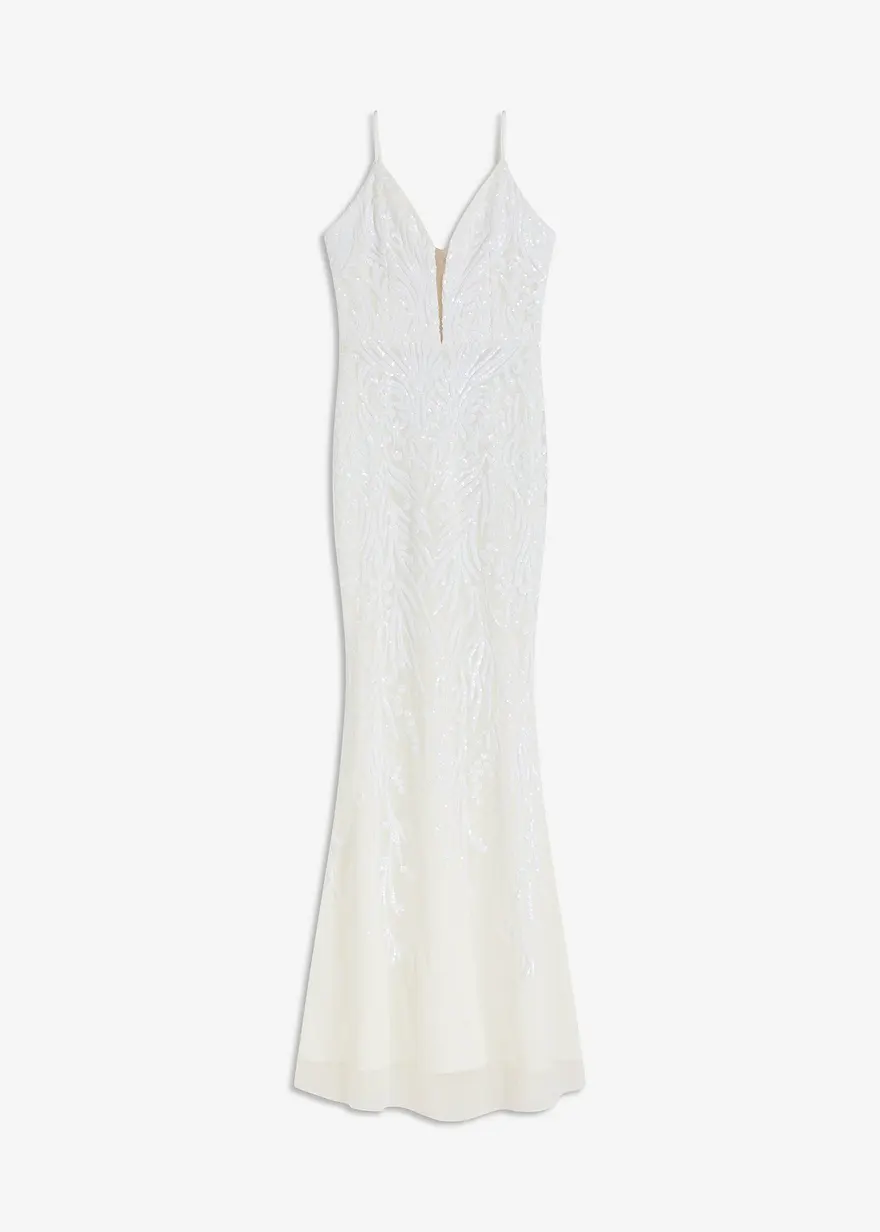 Brautkleid mit Paillettenstickerei
