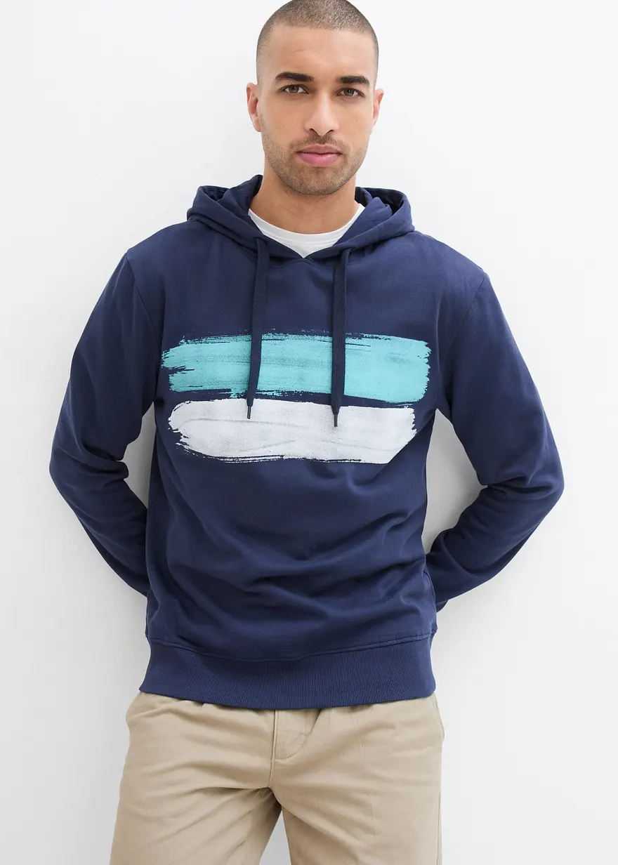 Kapuzensweatshirt aus reiner Bio Baumwolle