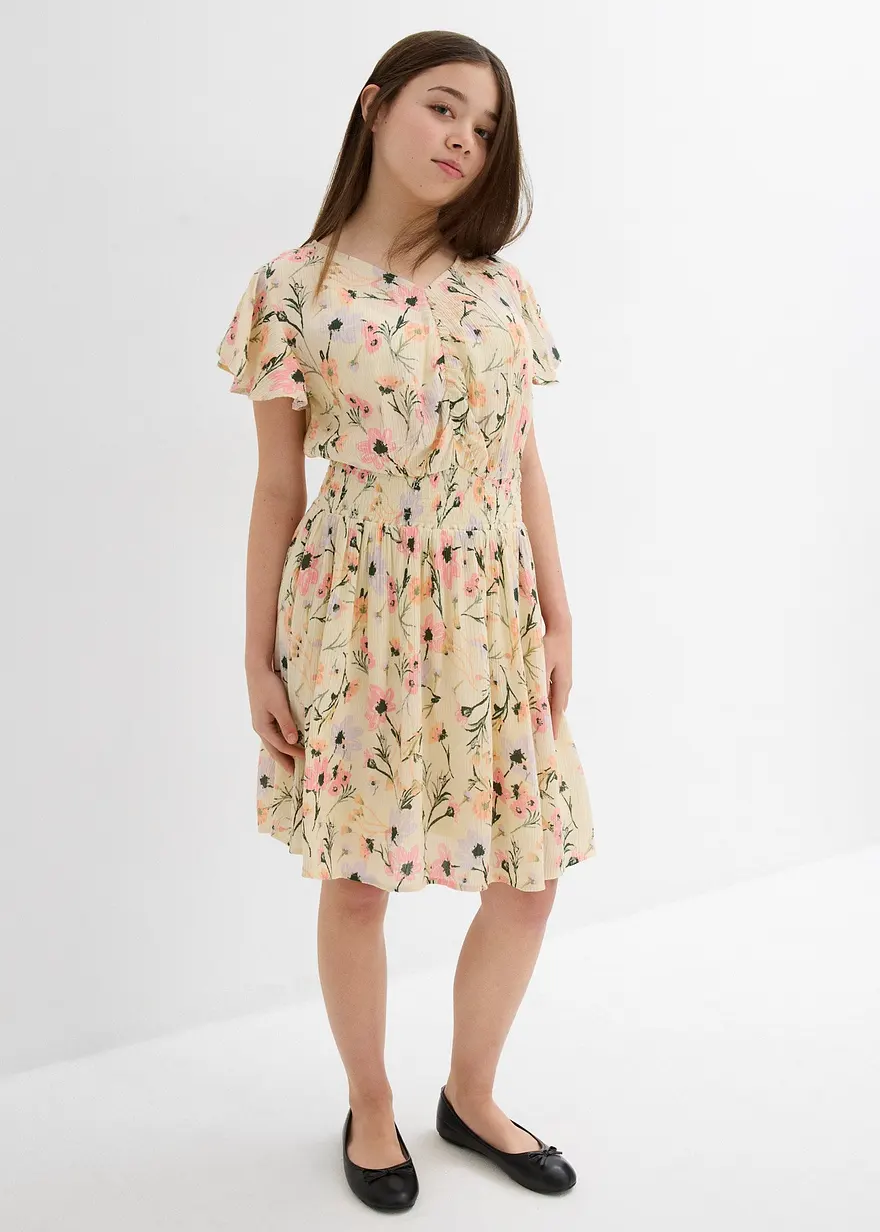 Kleid aus fließender Viskose
