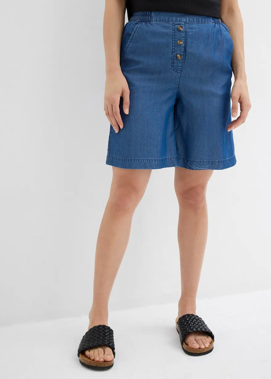 Schlupf-Shorts aus Lyocell