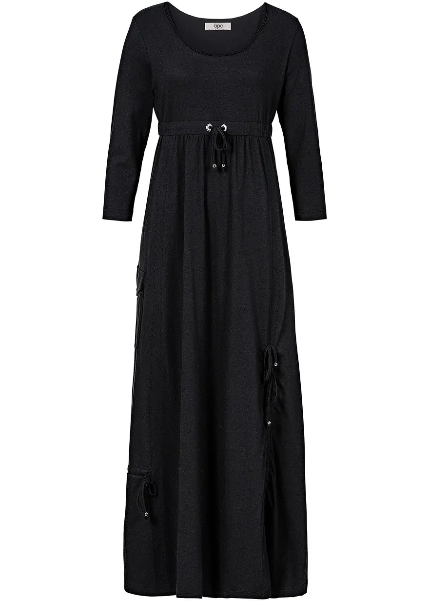 Shirt-Kleid mit 3/4-Ärmeln
